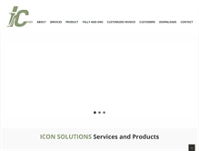 Tablet Screenshot of iconsolutions.co.in